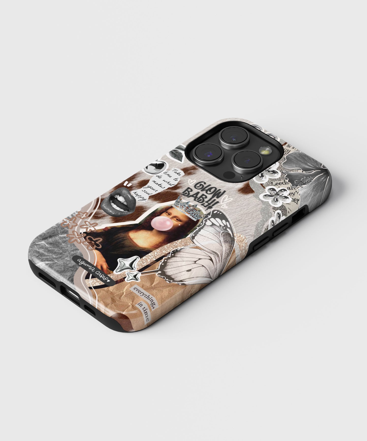 Case Cow & Metallic - Reforzada Premium