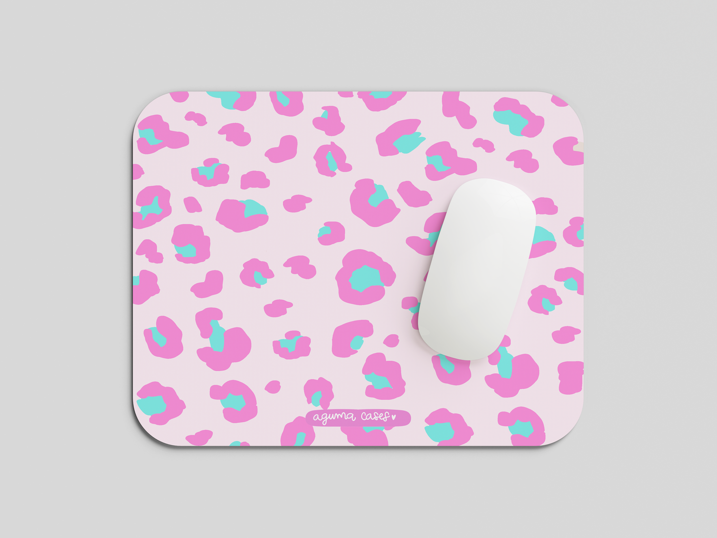Case + Mouse Pad. Diseño Print Lila