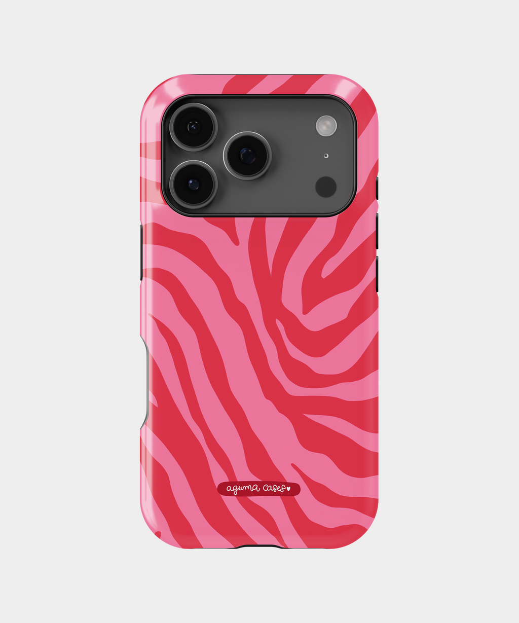 Case Cebra Pink - Reforzada Premium