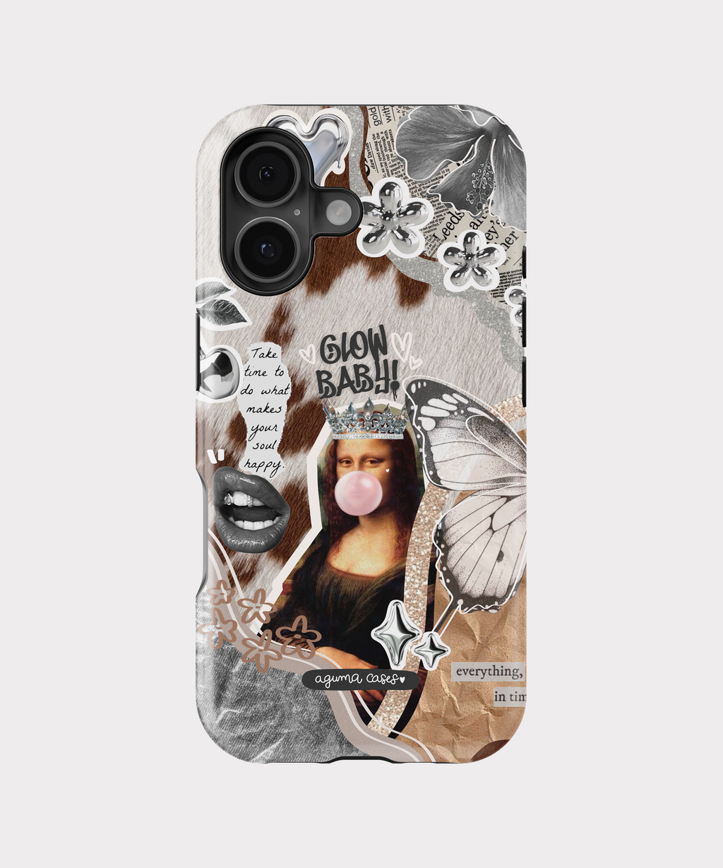 Case Cow & Metallic - Reforzada Premium