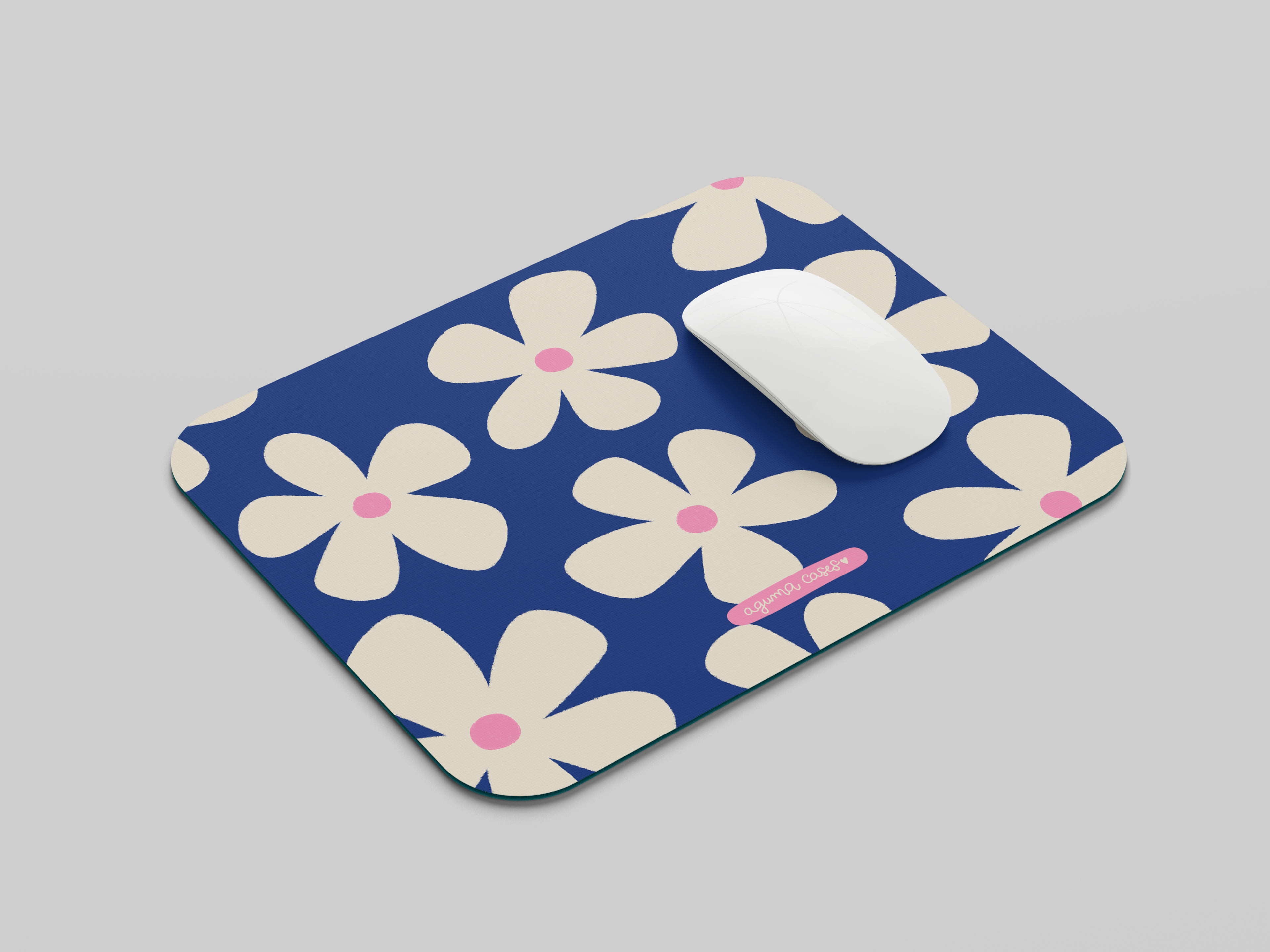 Mouse Pad - blue flower