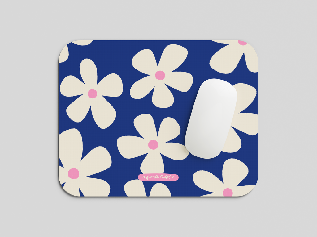 Mouse Pad - blue flower
