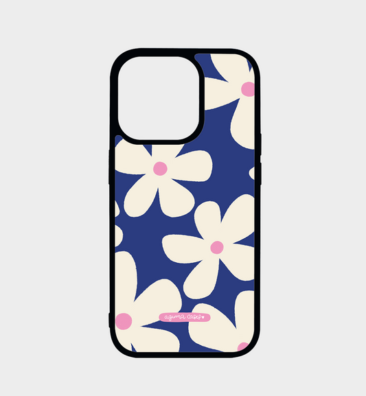 Case Blue Flower