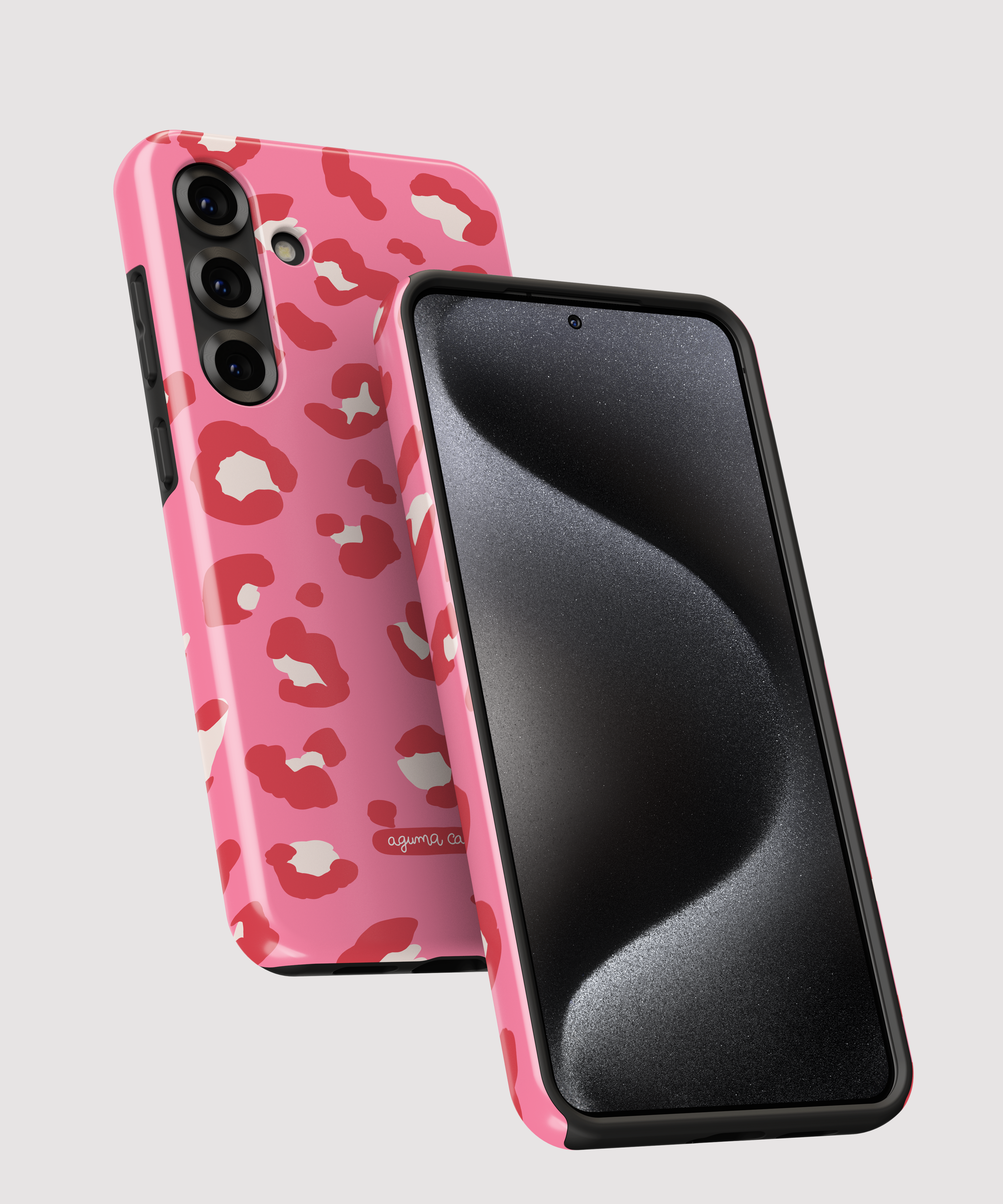 Case Print Pink - Reforzada Premium