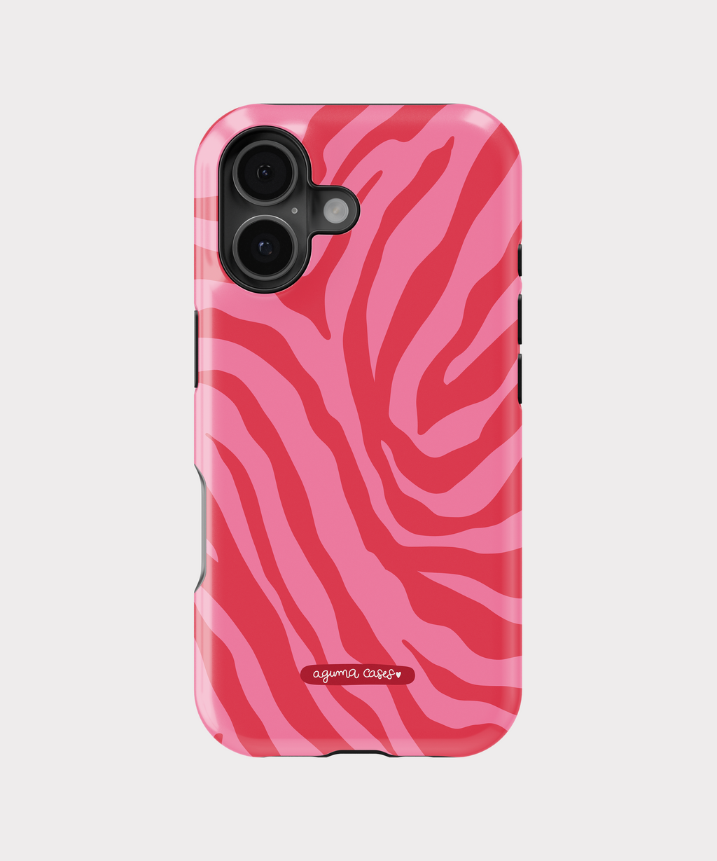 Case Cebra Pink - Reforzada Premium