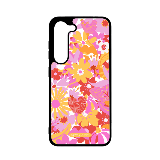 Case + Mouse Pad. Diseño mix floral