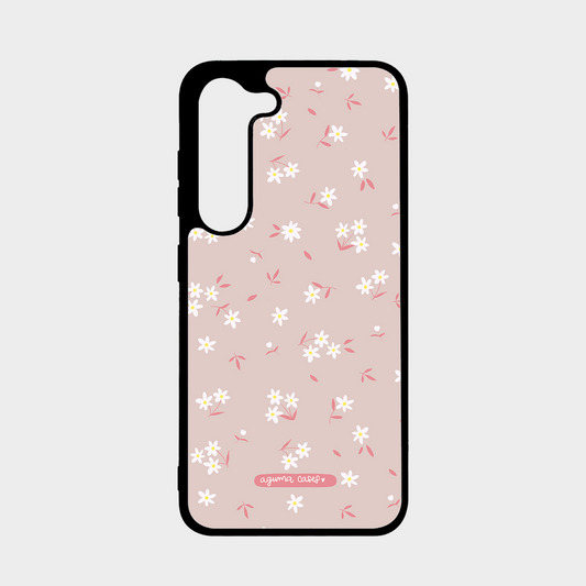 Case + Mouse Pad. Diseño mini flowers